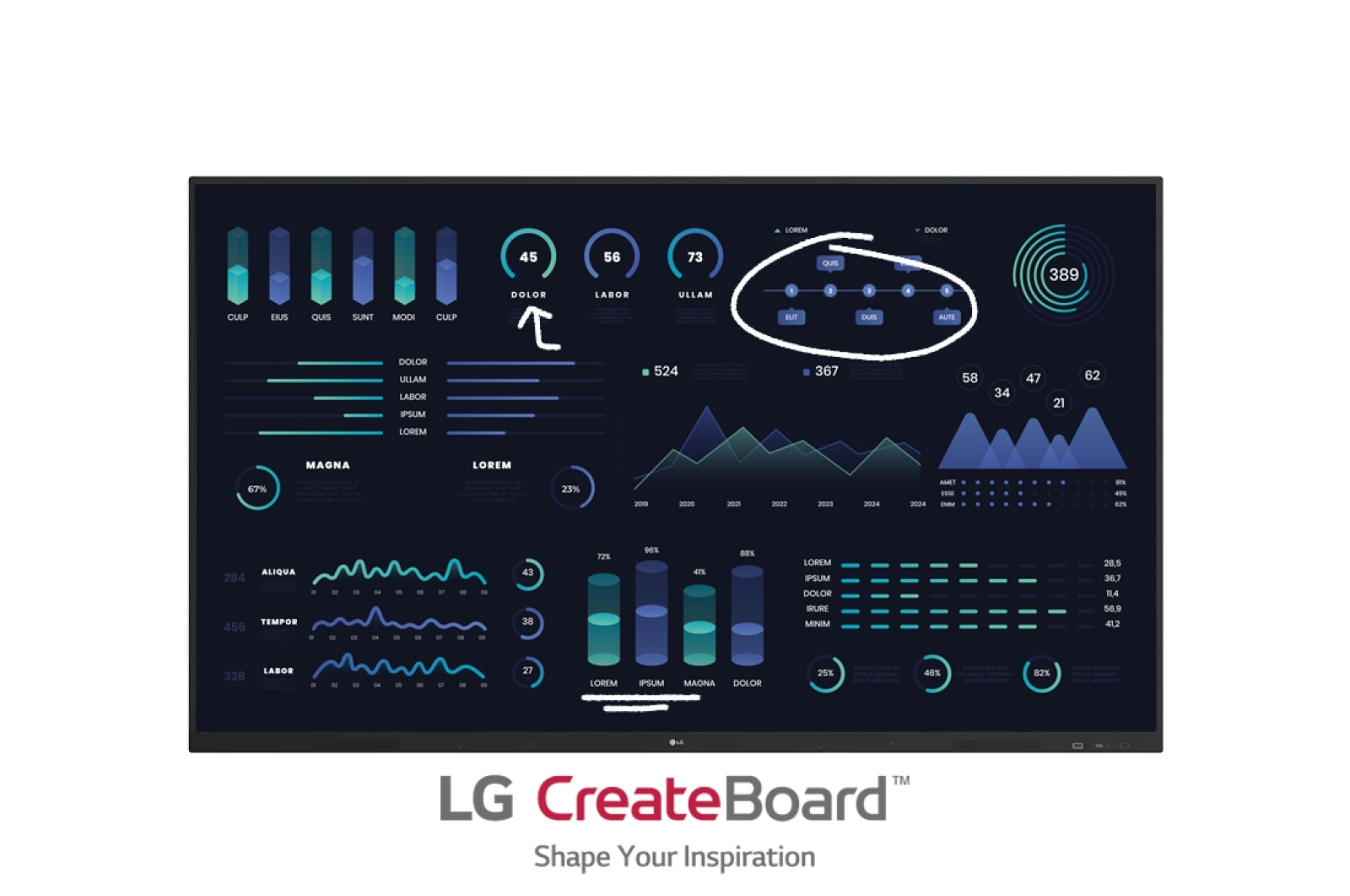 86” IPS UHD IR Multi Touch Interactive Whiteboard | LG CreateBoard ...