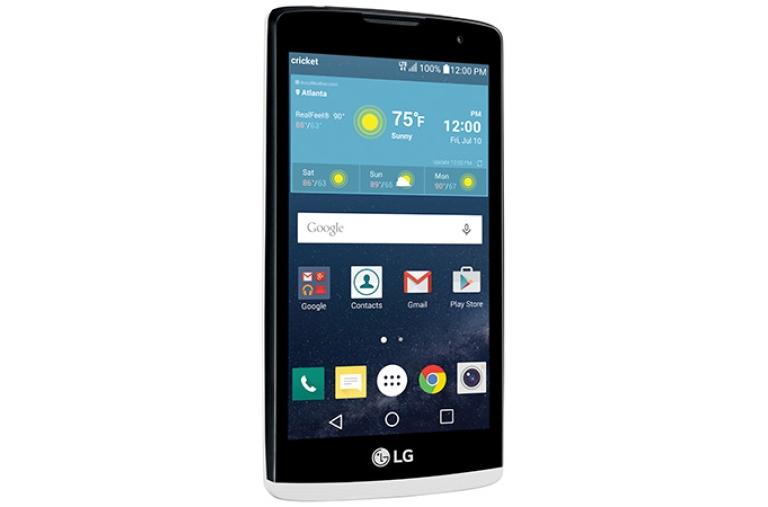 LG Risio for Cricket Wireless Smartphone in White | LG USA