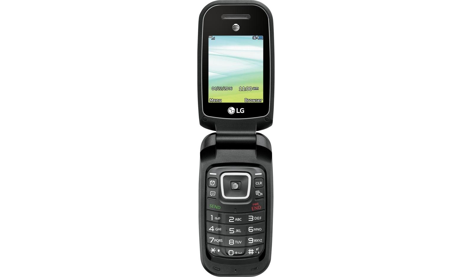 LG B471 Basic Flip Phone for AT&T in Black | LG USA