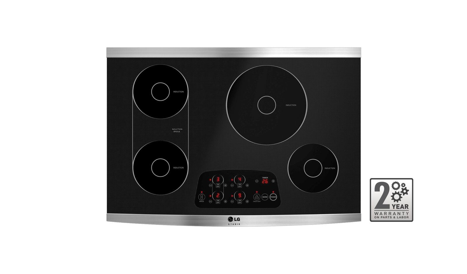 LG Studio 30'' Electric Induction Cooktop (LSCI307ST) LG USA