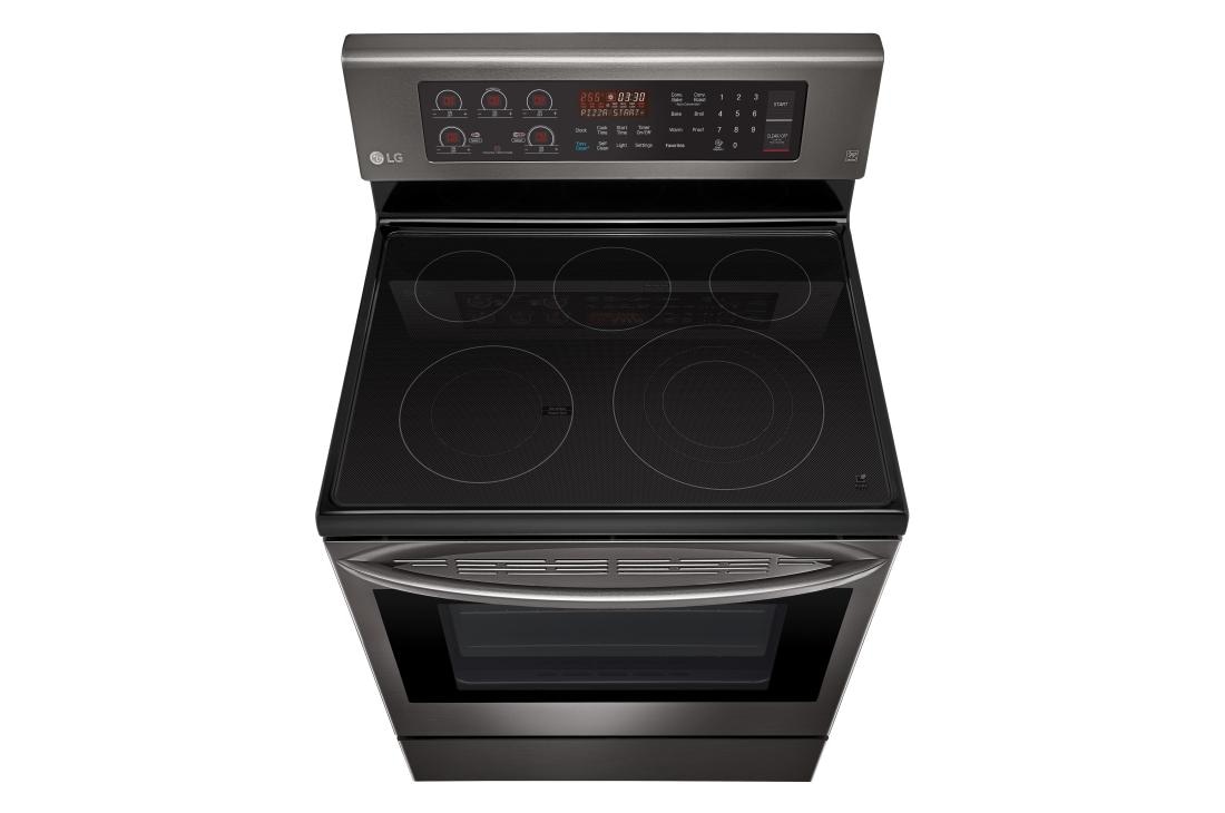 LG LRE3194BD 6.3 cu. ft. Capacity Electric Single Oven Range LG USA