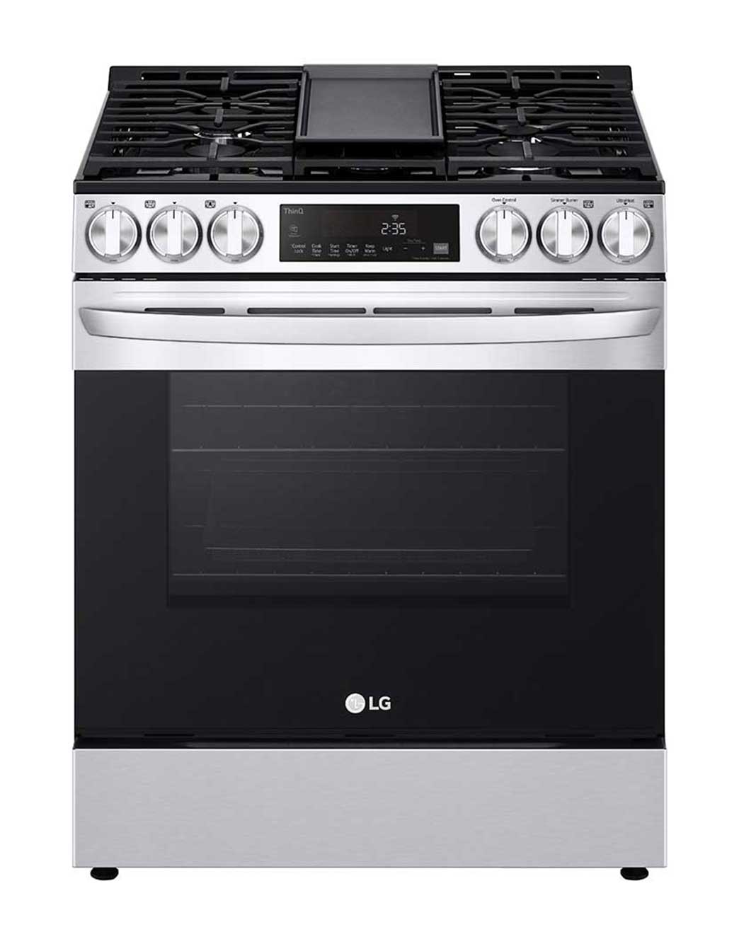 LG 5.8 cu ft. Smart WiFi Enabled Fan Convection Gas Slidein Range