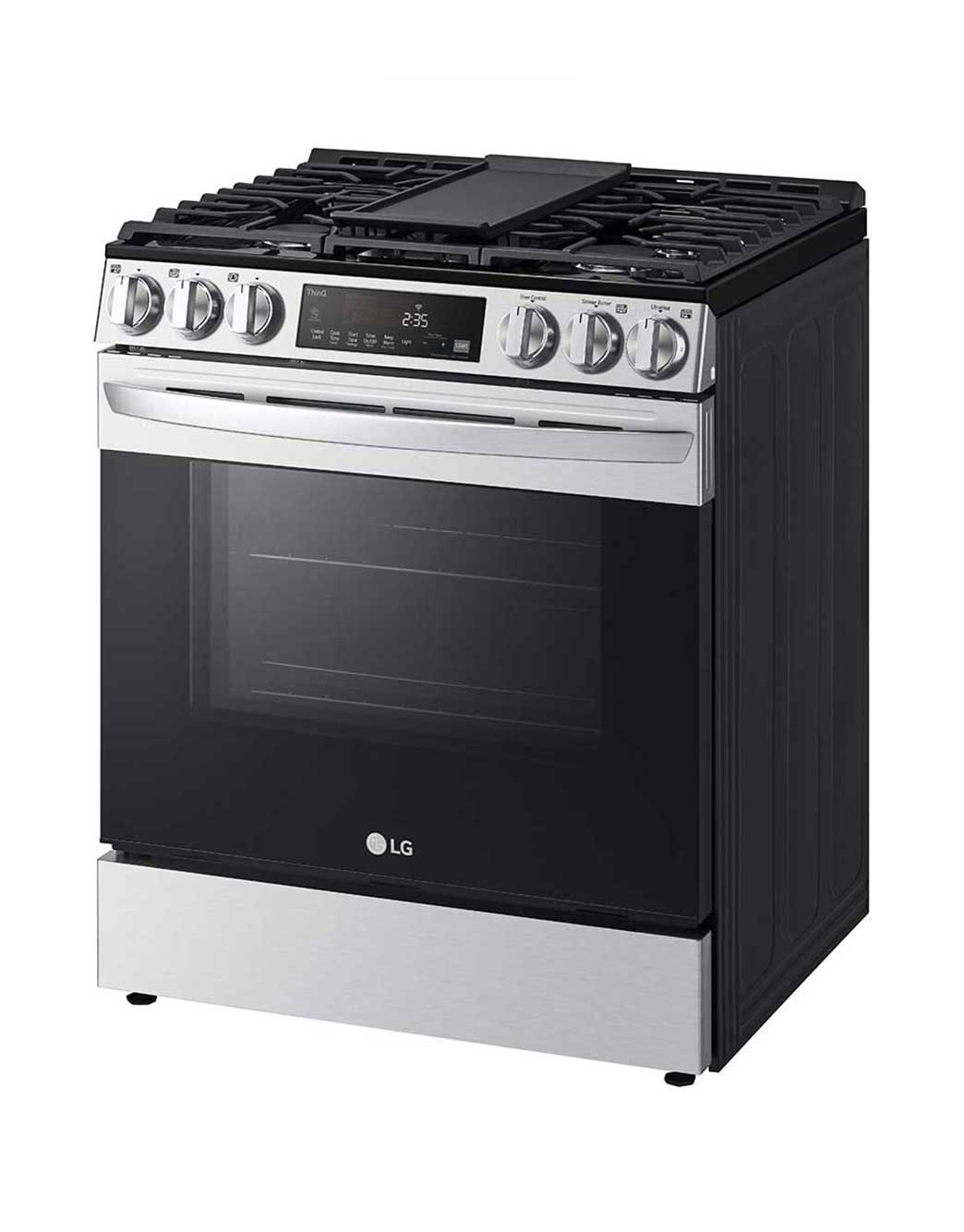 Lg Lsgl5833f 58 Cu Ft Smart Wi Fi Enabled Fan Convection Electric Slide In Range With Air Fry 3716