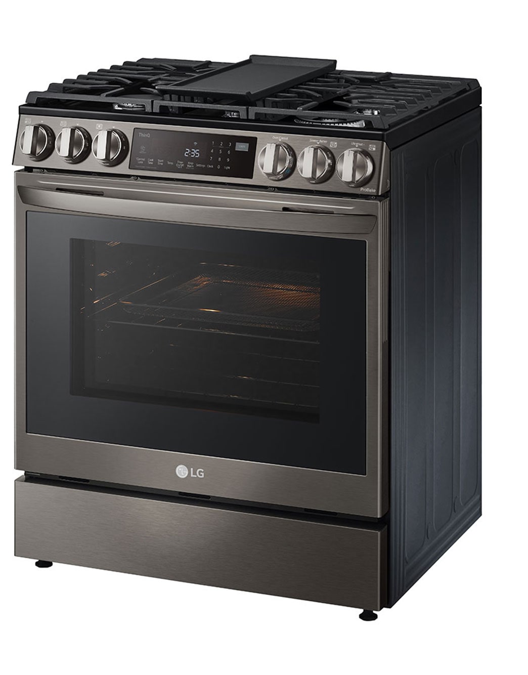 Lg Lsgl6335f 63 Cu Ft Smart Wi Fi Enabled Probake Convection® Instaview® Gas Slide In Range