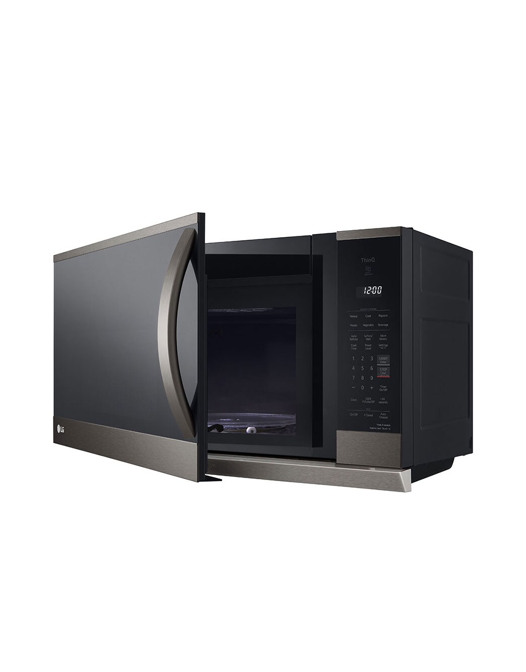 LG 2.1 Cu. Ft. Smart Over-the-Range Microwave With ExtendaVent® 2.0 ...