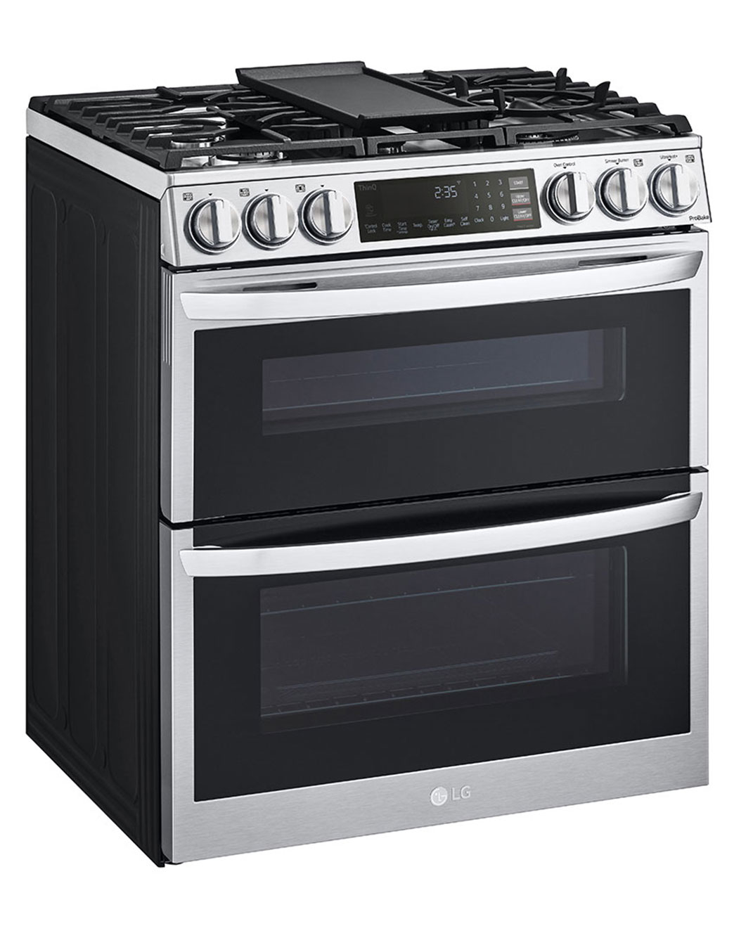 LG 6.9 cu. ft. Smart Gas Double Oven Slidein Range with InstaView