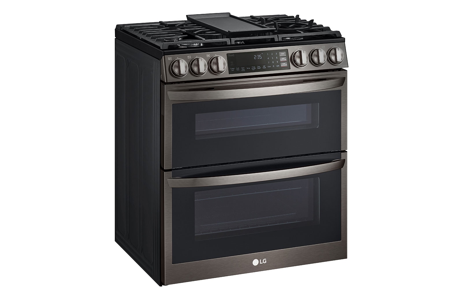 LG 6.9 cu. ft. Smart Gas Double Oven Slidein Range with InstaView