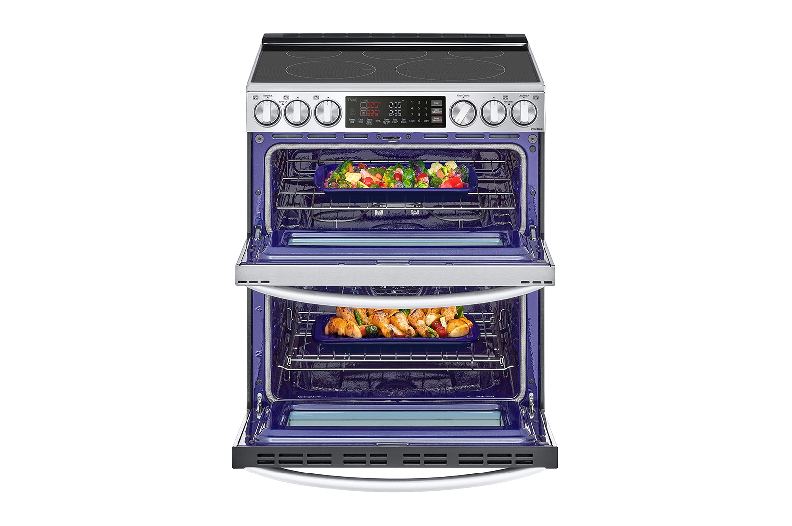 LG 7 3 Cu Ft Smart Electric Double Oven Slide In Range With InstaView