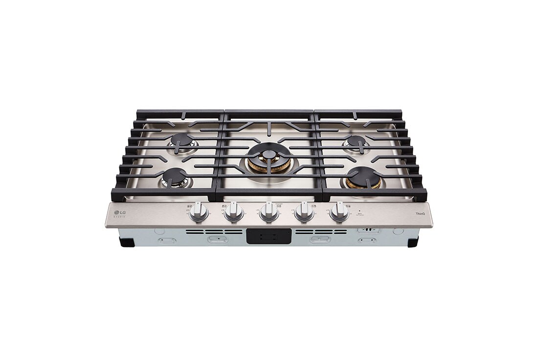 lg gas range top