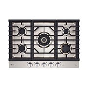 LG STUDIO 30” UltraHeat™ Gas Cooktop with EasyClean® (CBGS3028S) | LG USA