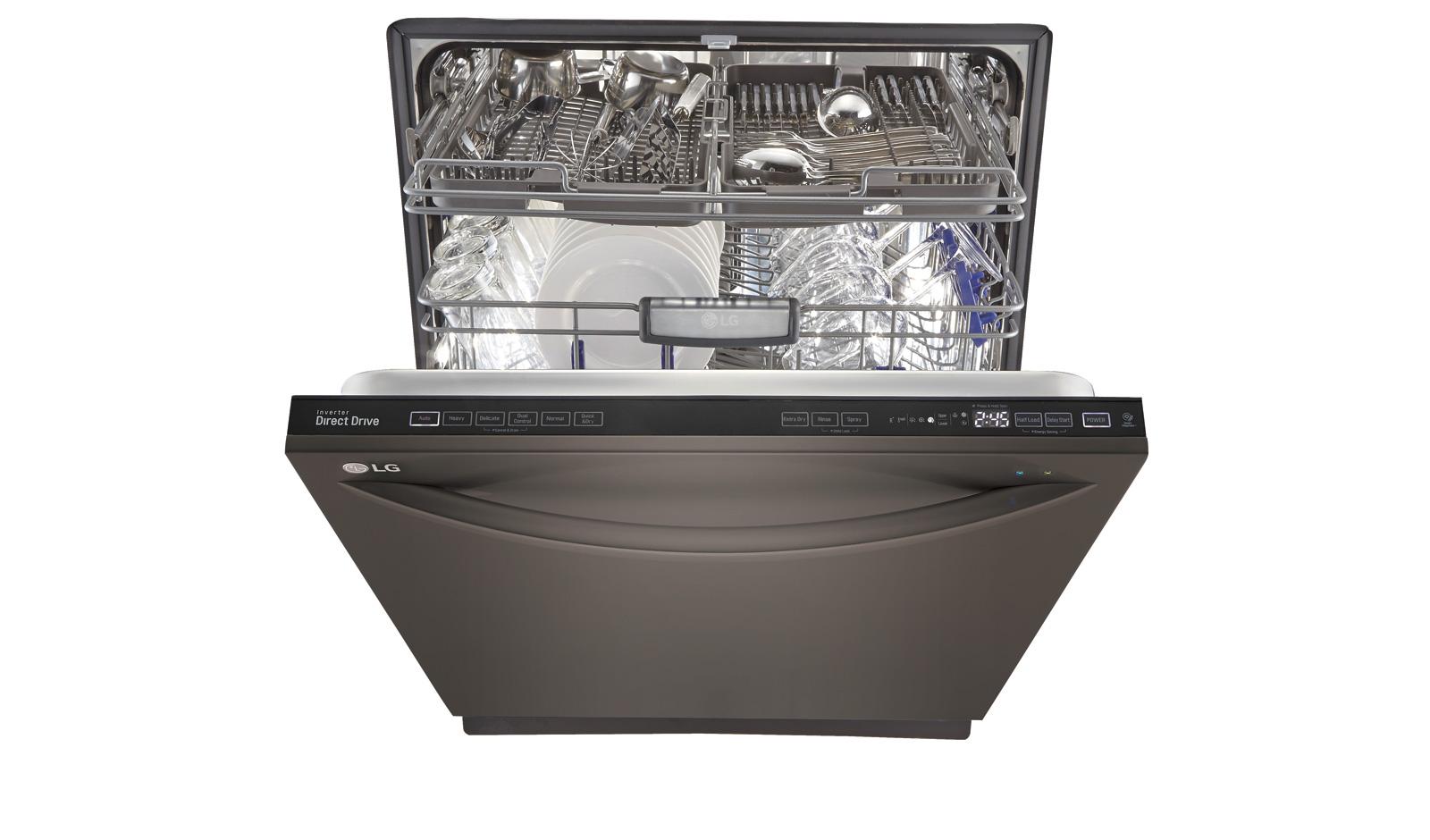 LG LDF7774BD Black Stainless Steel Dishwasher with EasyRack LG USA