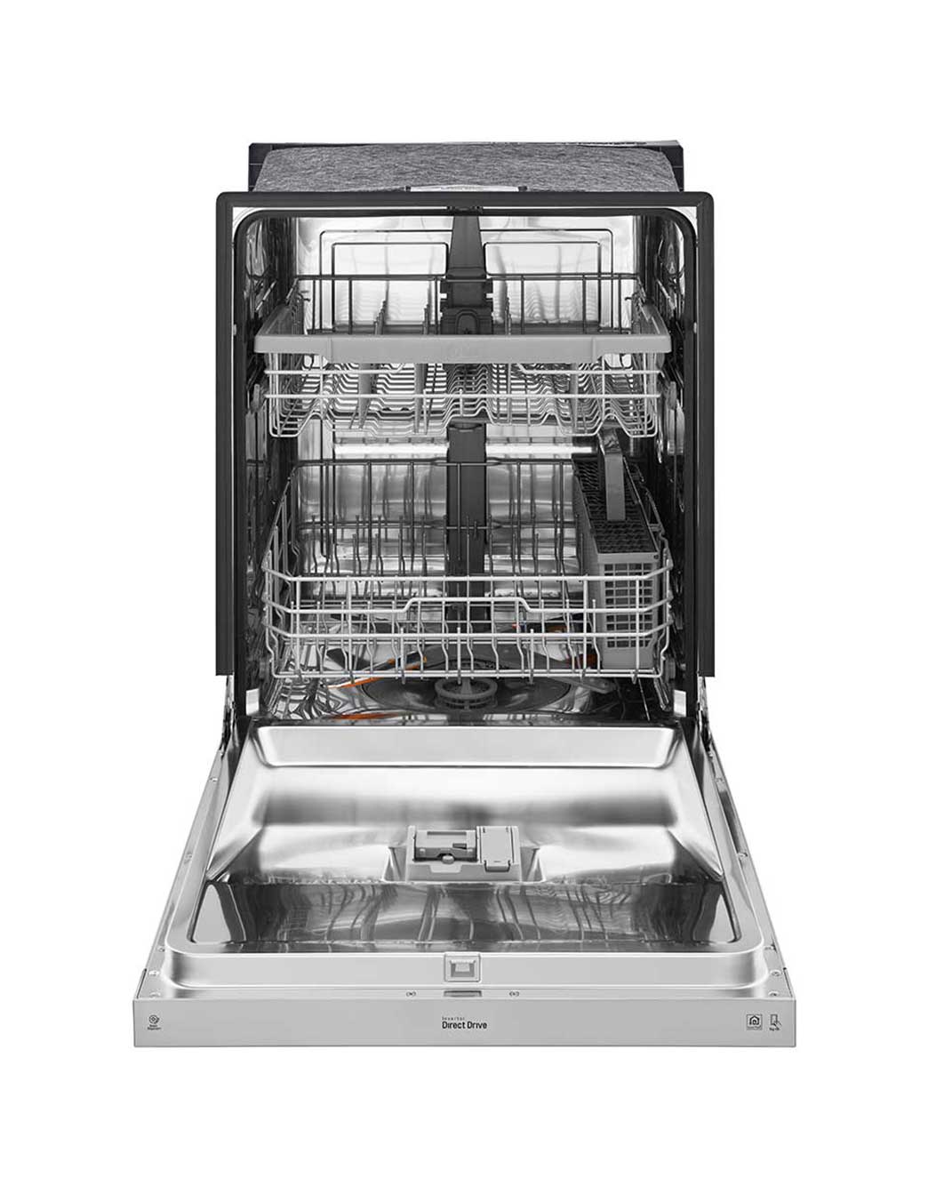 LG Front Control Dishwasher with QuadWash™ and EasyRack™ Plus ...