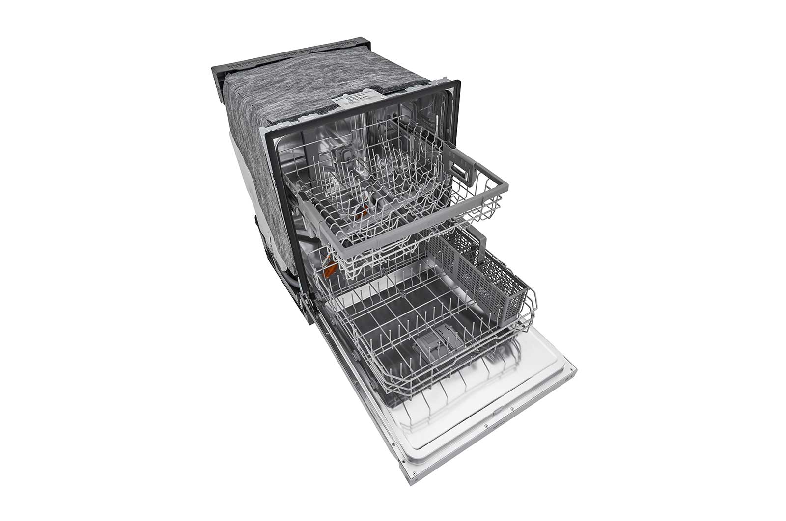 LG Front Control Dishwasher with QuadWash™ and EasyRack™ Plus (LDF5545ST) LG USA