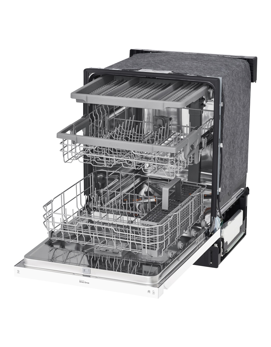 LG Front Control Dishwasher with QuadWash™ and 3rd Rack (LDFN4542W ...