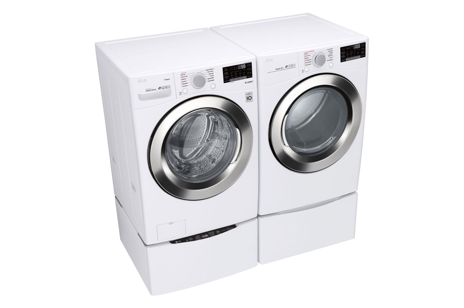 LG DLEX3700W: Ultra Large Capacity Steam Dryer with NFC Tag On | LG USA