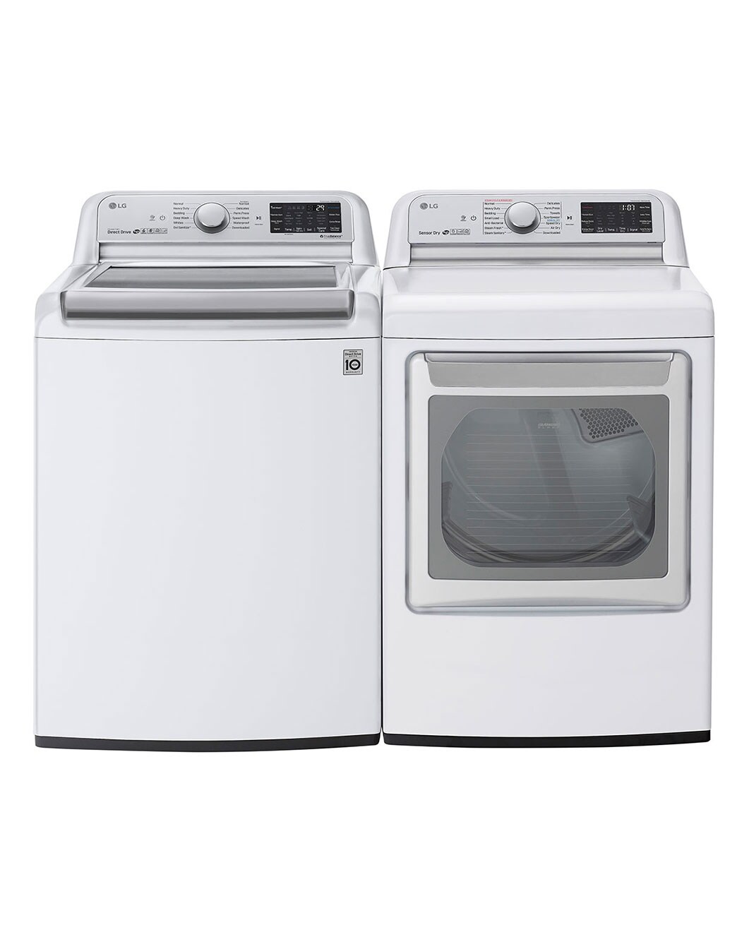 LG DLEX7800WE 7.3 cu.ft. Electric Dryer with TurboSteam™ Technology