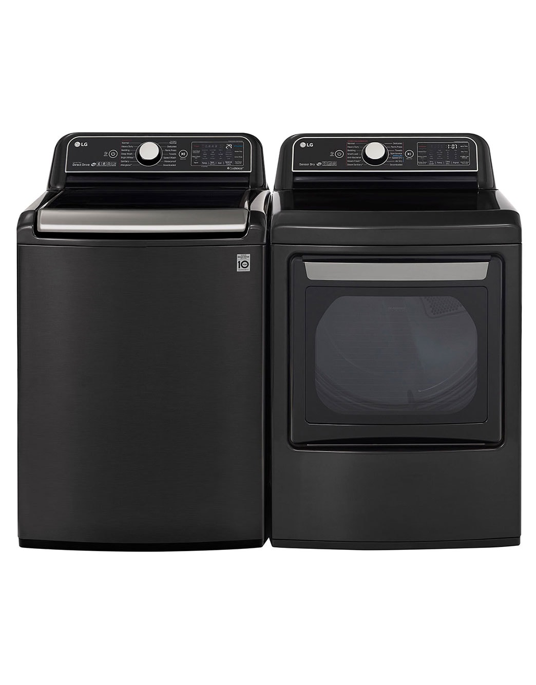 LG DLEX7900BE: 7.3 cu.ft. Electric Dryer with TurboSteam™ Technology ...