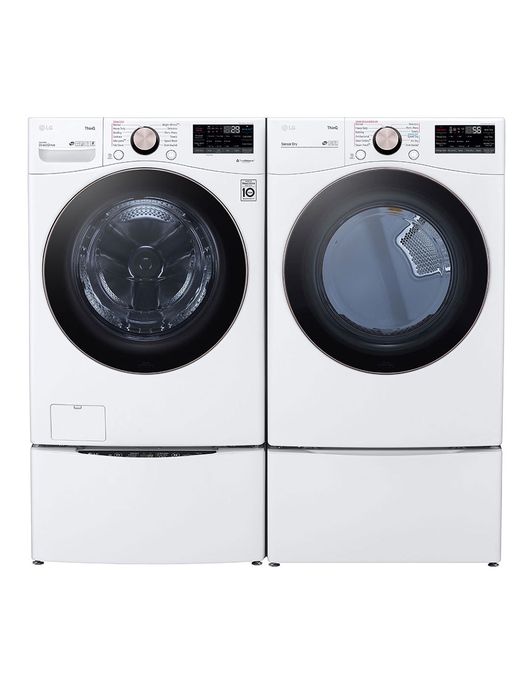 Lg 74 Cu Ft Ultra Large Capacity Smart Wi Fi Enabled Front Load Electric Dryer With 2496