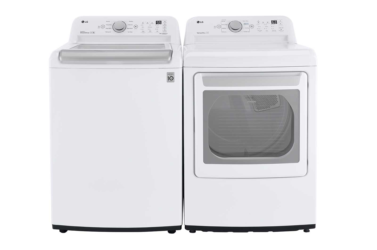 LG 7.3 cu. ft. Ultra Large Capacity Electric Dryer with Sensor Dry ...