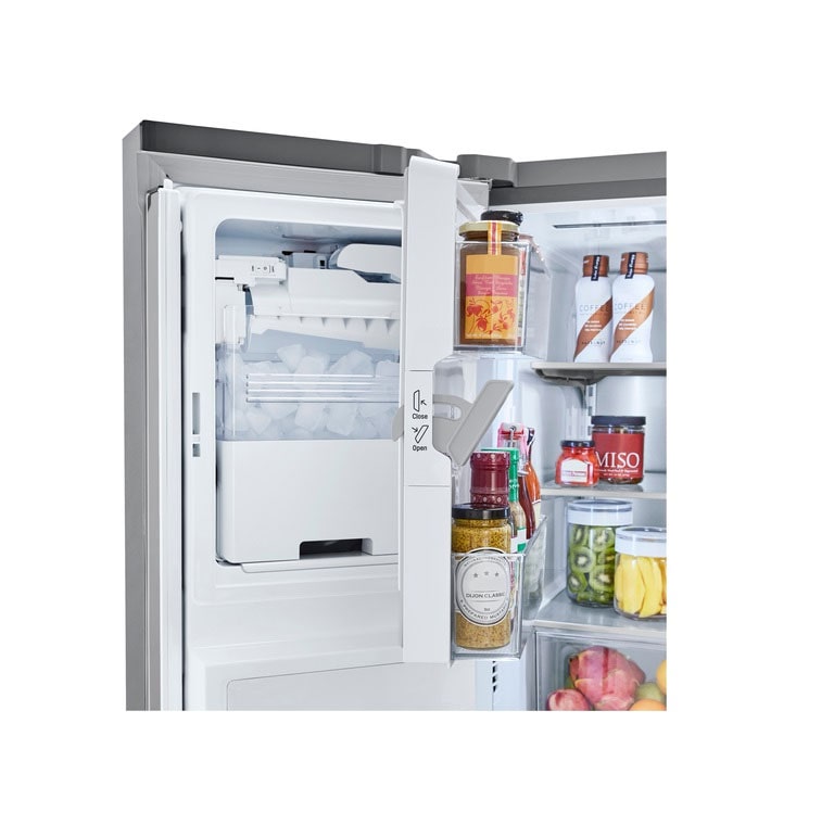 LG 22 cu ft. Smart Counter Depth Double Freezer Refrigerator with Craft ...