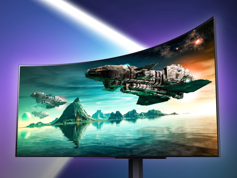 45'' UltraGear™ OLED Curved Gaming Monitor (45GR95QE-B) | LG