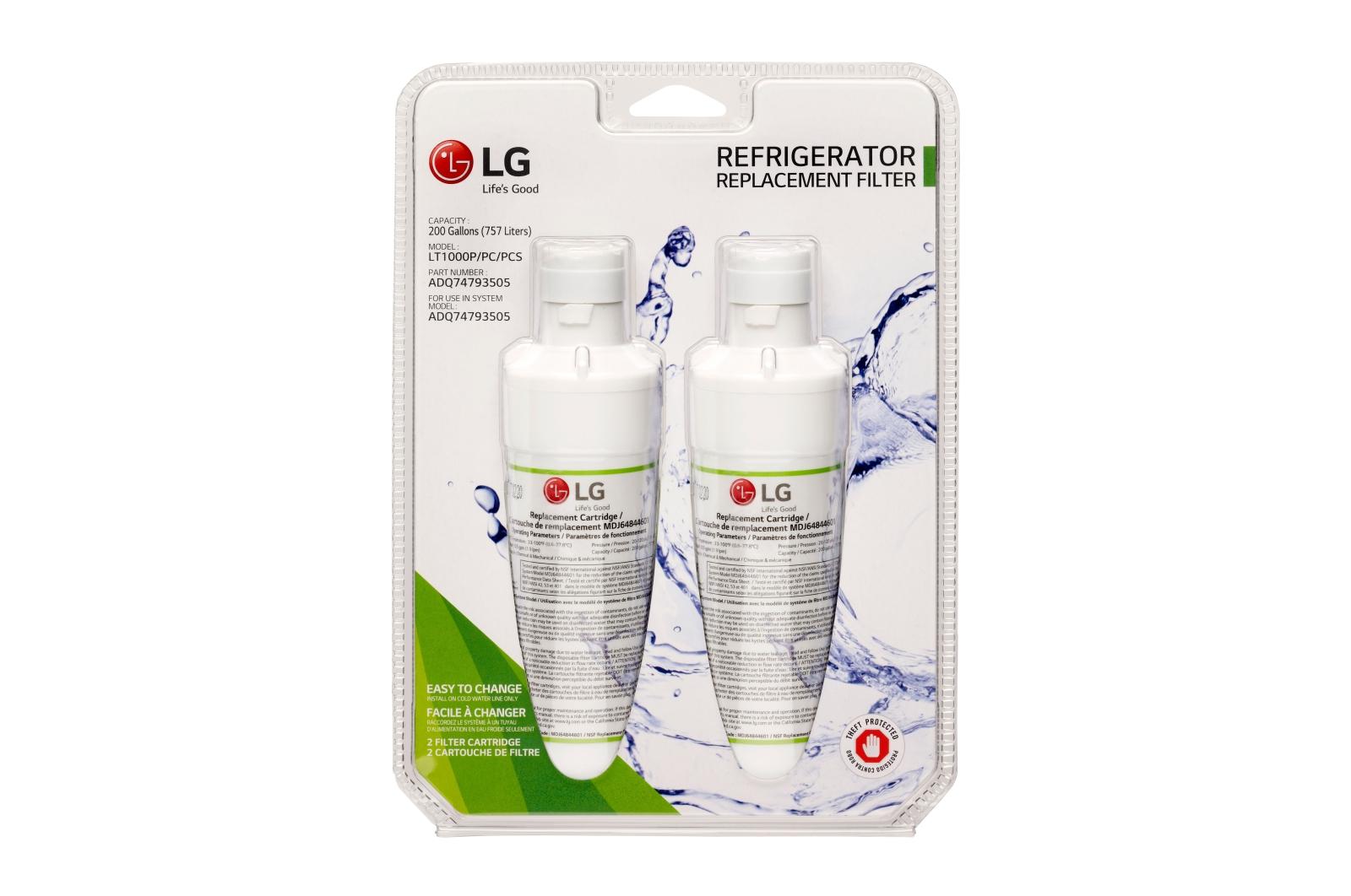 LG LT1000PCS Replacement Refrigerator Water Filter LG USA