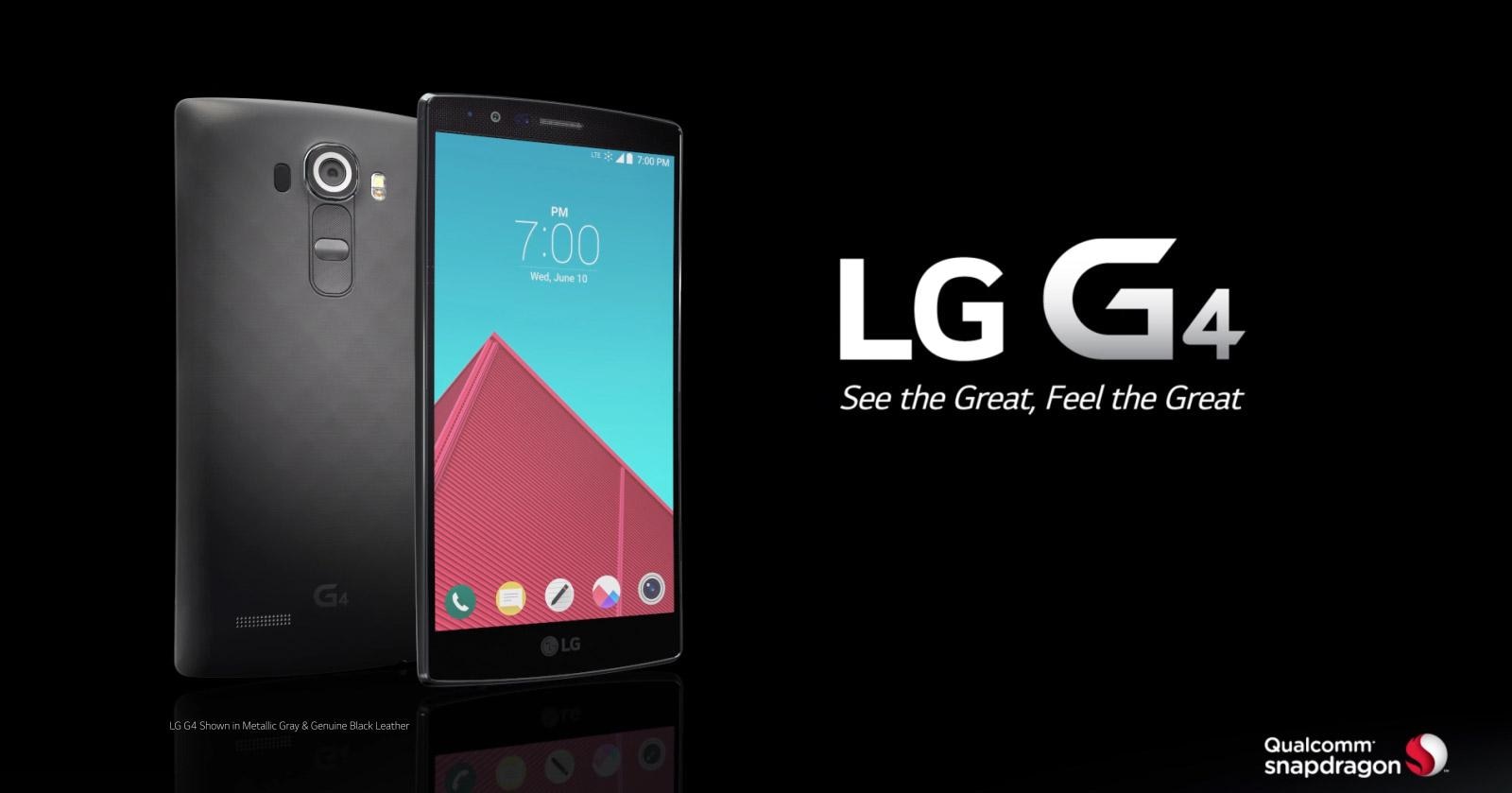 LG LS991: G4 Sprint Smartphone (Black Leather) | LG USA