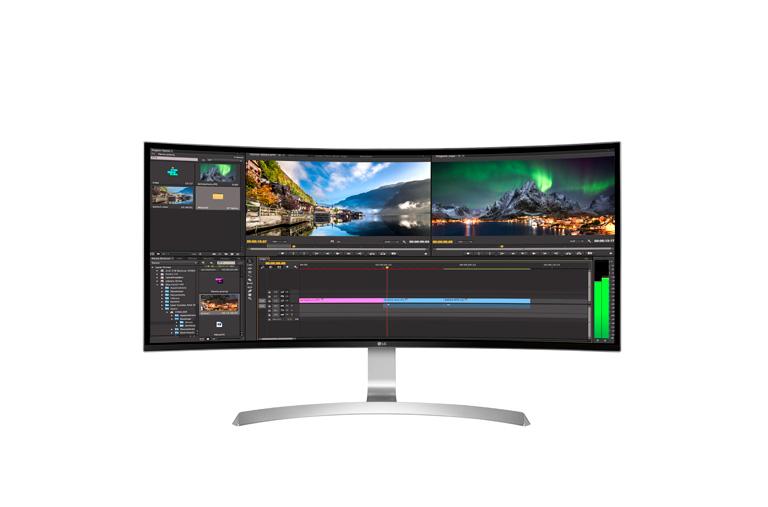 LG 34'' Class 21:9 UltraWide® WQHD IPS Curved LED Monitor with USB