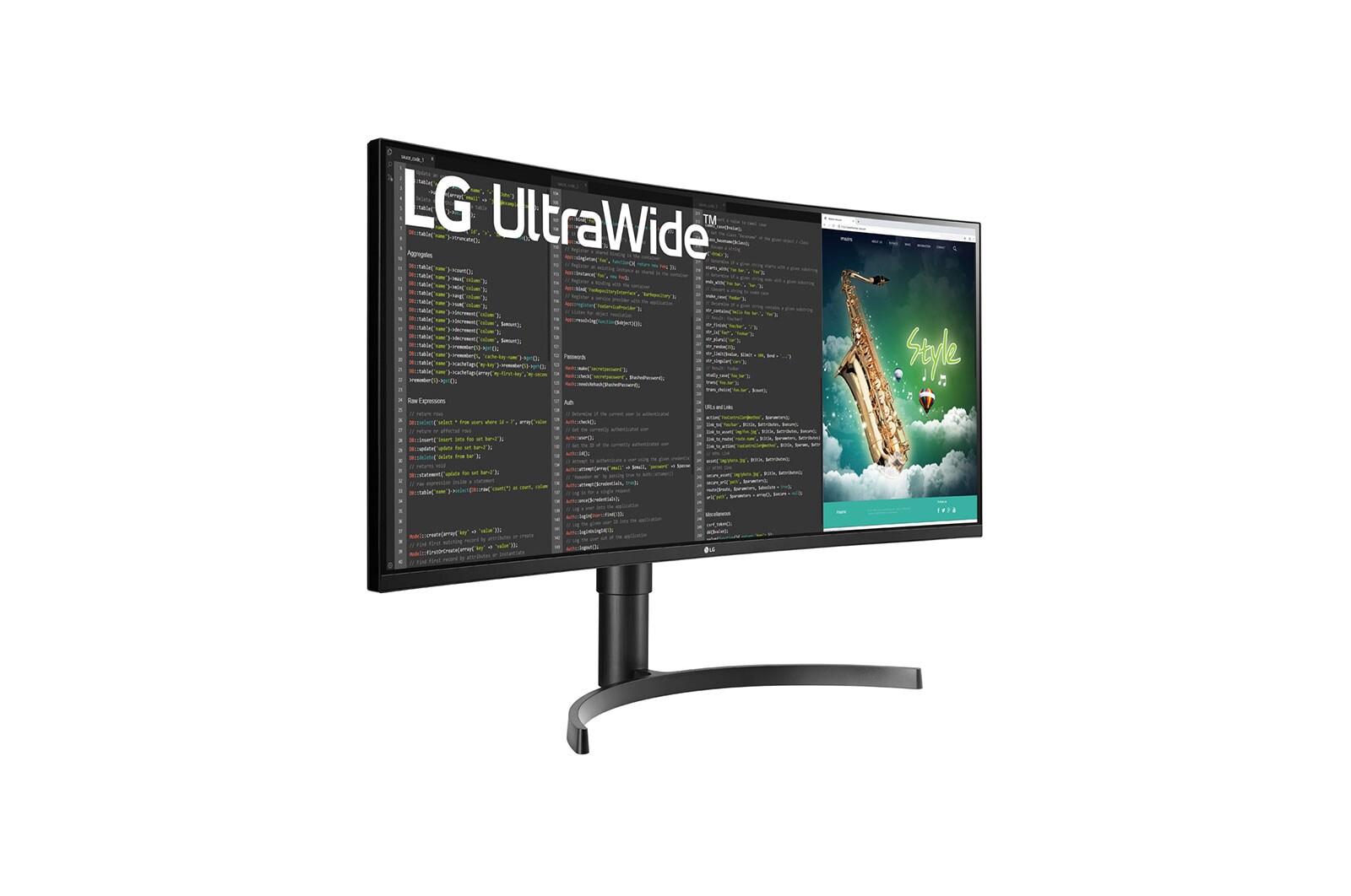 LG 35'' Curved UltraWide QHD HDR Monitor With FreeSync™ (35WN65C-B ...