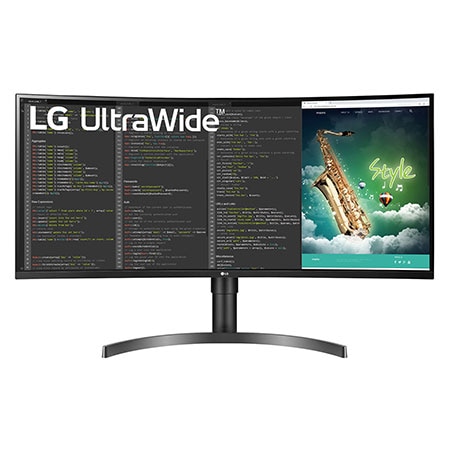 35'' Curved UltraWide QHD HDR Monitor - 35WN75C-B | LG USA