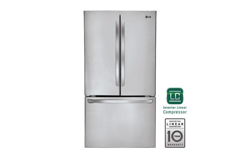 LG 31 cu. ft. Super Capacity 3-Door French Door Refrigerator ...