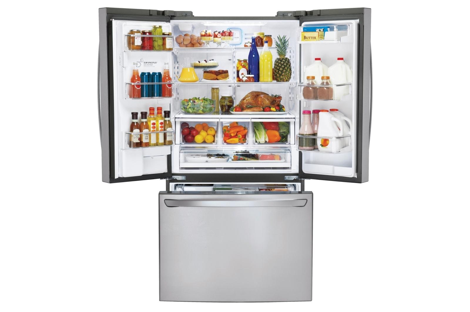 Lg Lfxc24726s Ultra Capacity 3 Door French Door Refrigerator Lg Usa