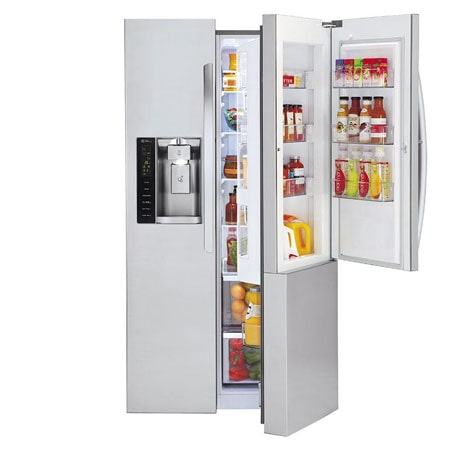 side by side refrigerator power consumption