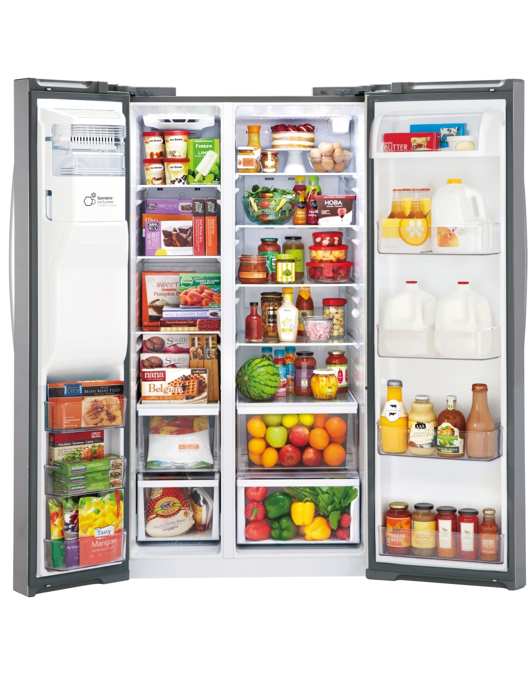 LG 26 cu. ft. SideBySide Refrigerator (LSXS26326S) LG USA