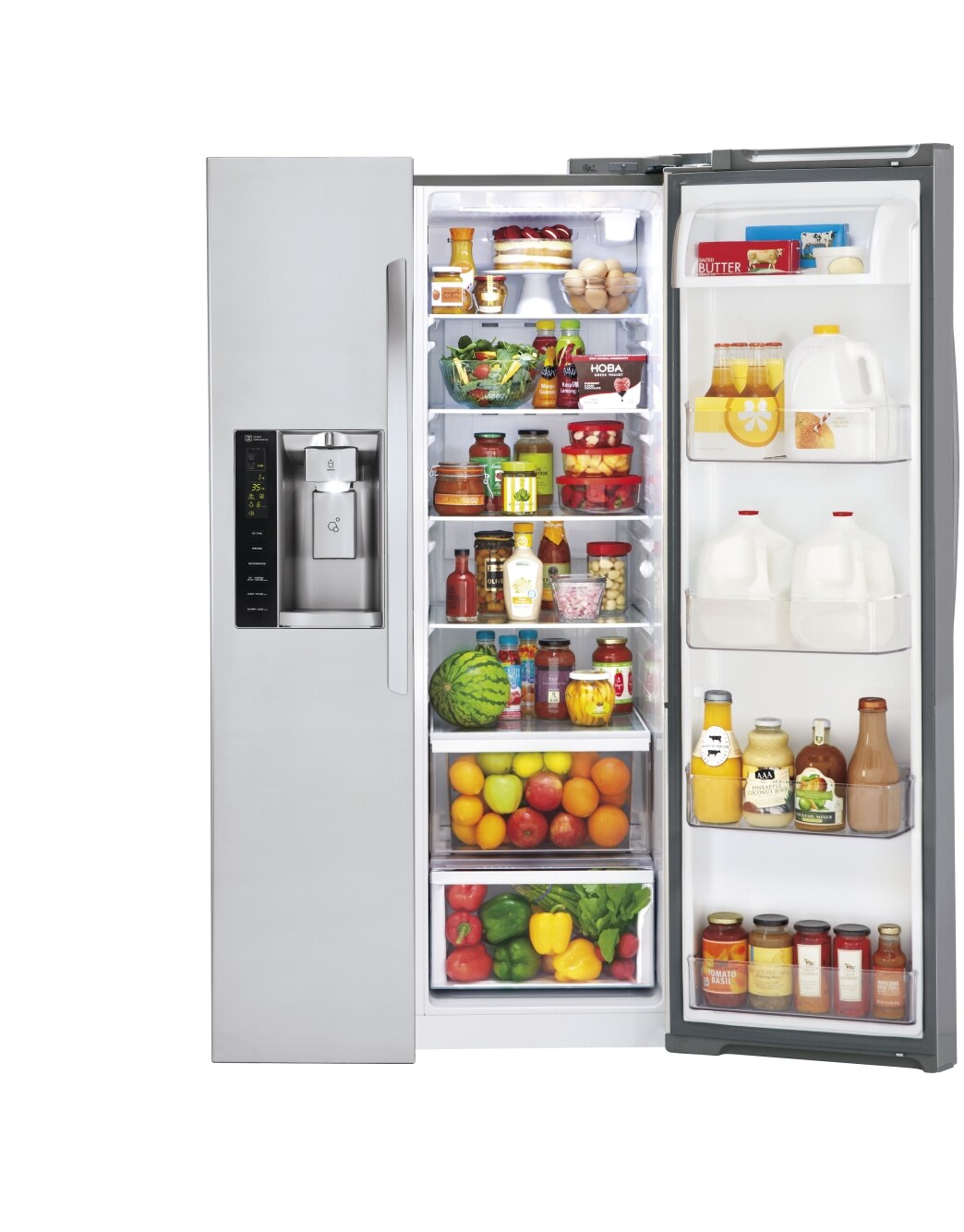 LG 26 cu. ft. SideBySide Refrigerator (LSXS26326S) LG USA