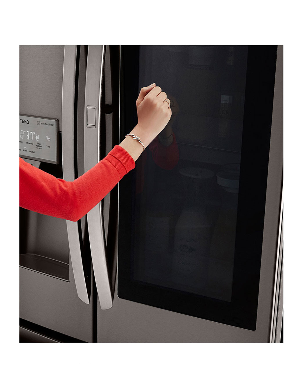 LG 26 cu. ft. Smart wi-fi Enabled InstaView™ Door-in-Door® Refrigerator ...