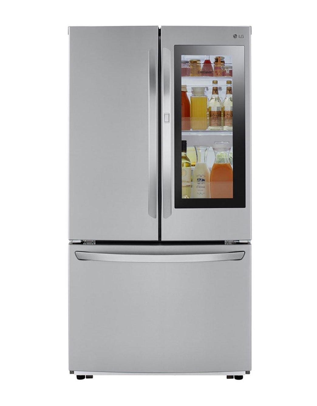 LG LFCS S Cu Ft Smart Wi Fi Enabled InstaView Door In Door Refrigerator LG USA