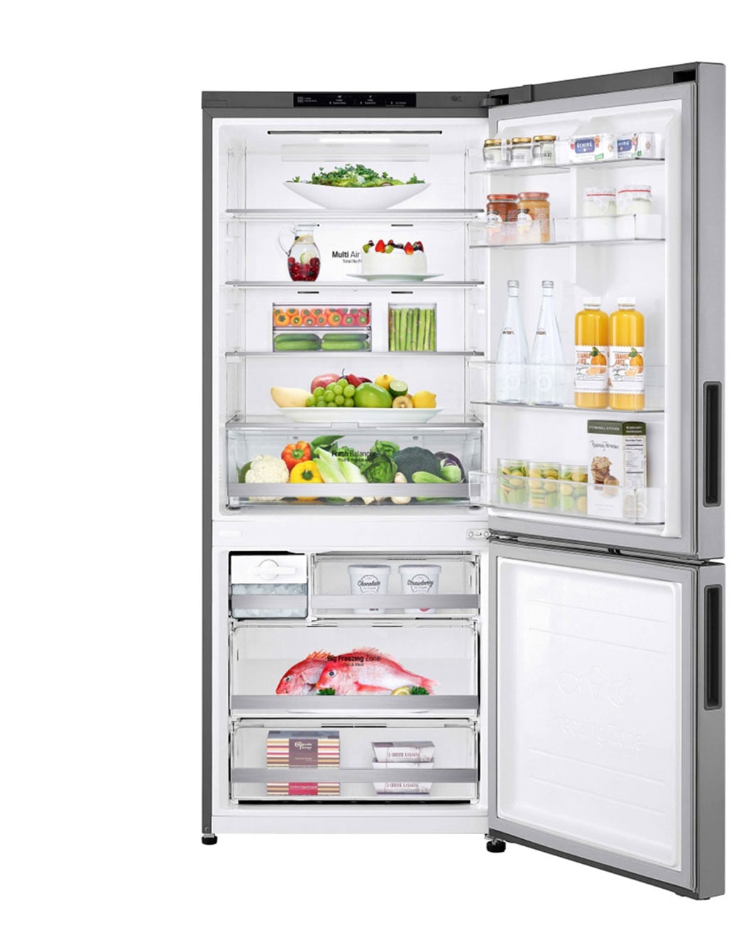 LG 15 cu. ft. Bottom Freezer Refrigerator (LBNC15231V) | LG USA