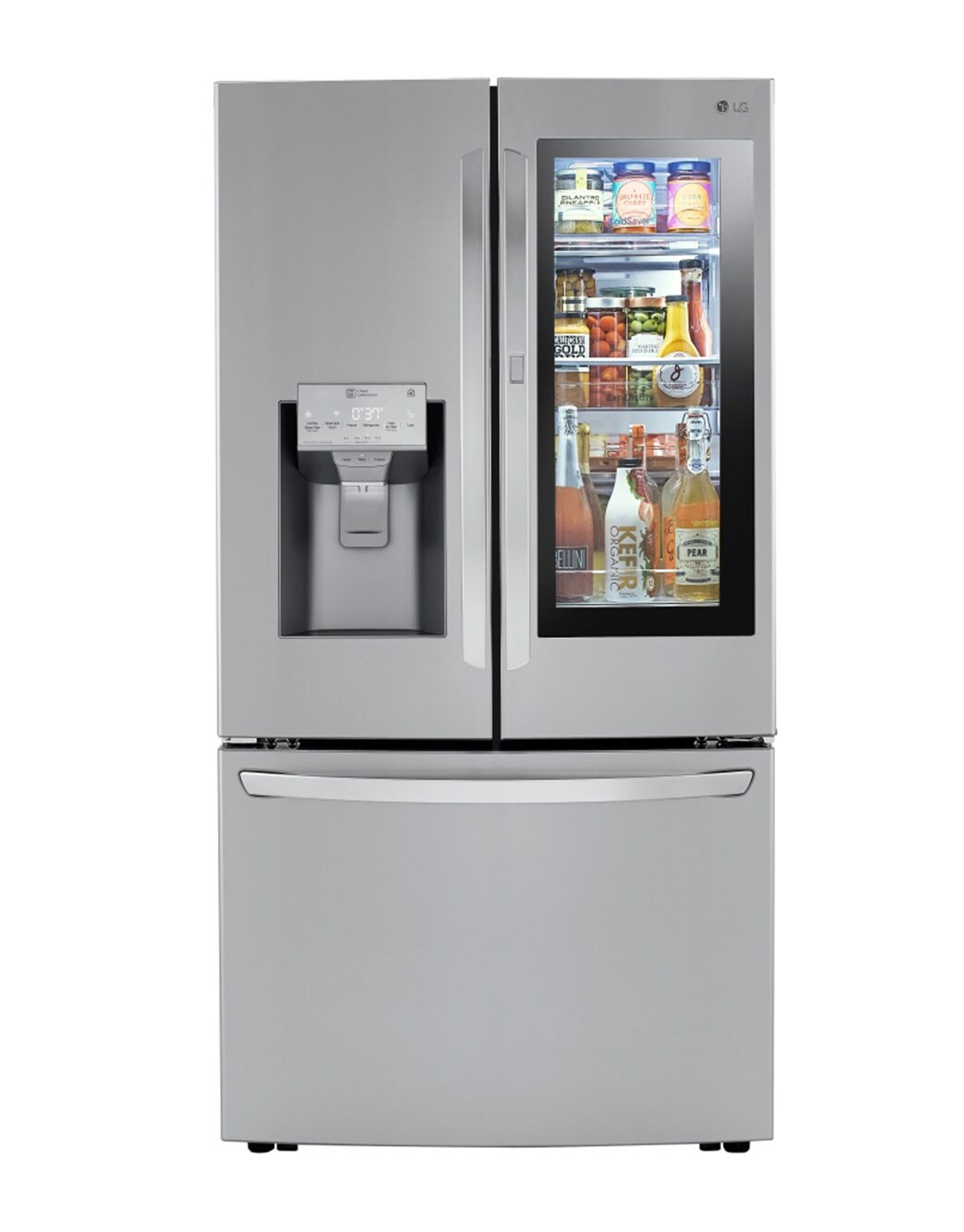 LG LRFVC2406S 24 cu. ft. InstaView™ DoorinDoor® Refrigerator with
