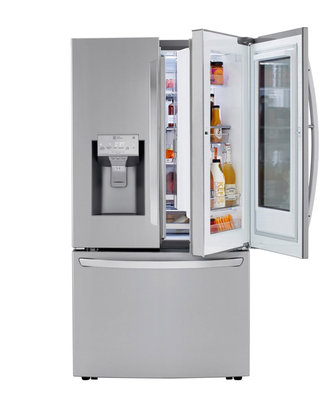 LG LRFVC2406S 24 cu. ft. InstaView™ DoorinDoor® Refrigerator with