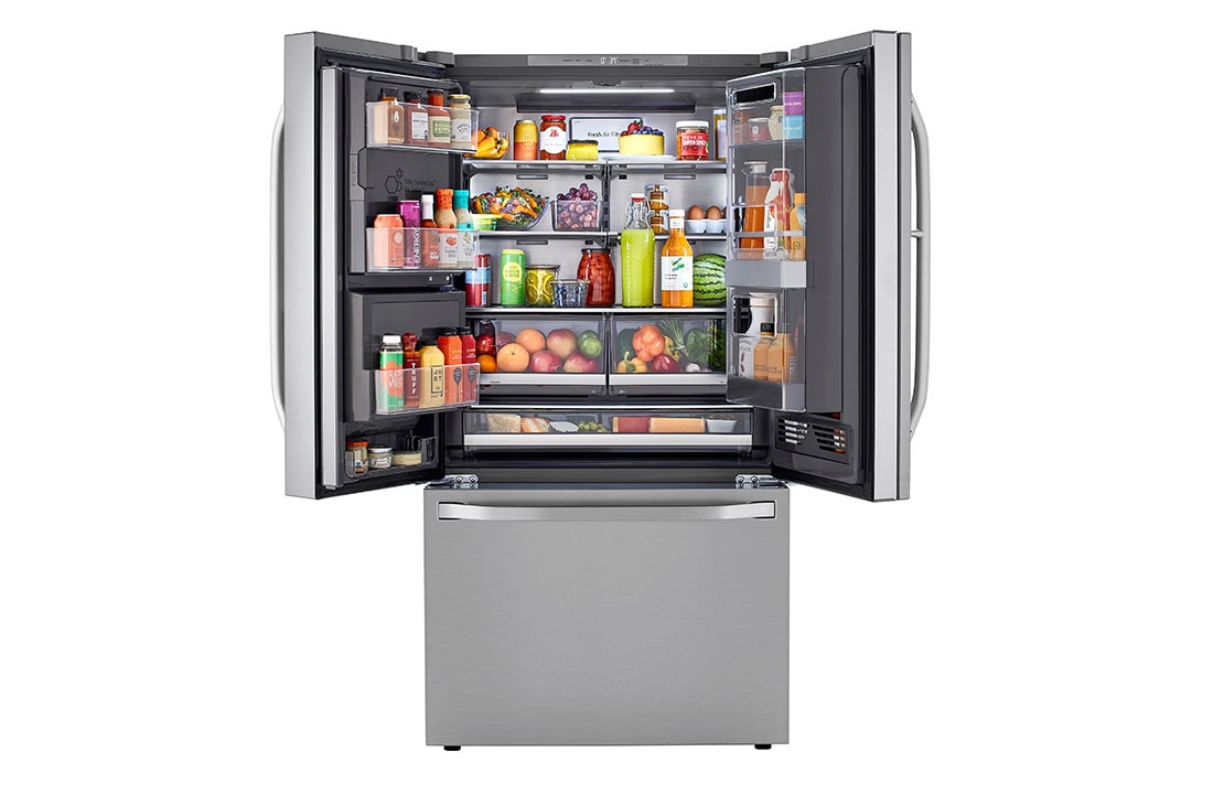 lg 24 cu ft counter depth french door refrigerator