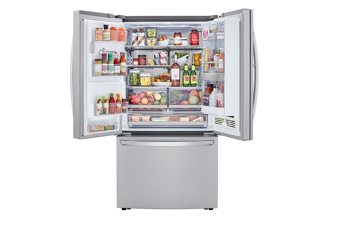LG 24 Cu. Ft. French Door Counter Depth Refrigerator with Craft Ice Maker  in Stainless Steel