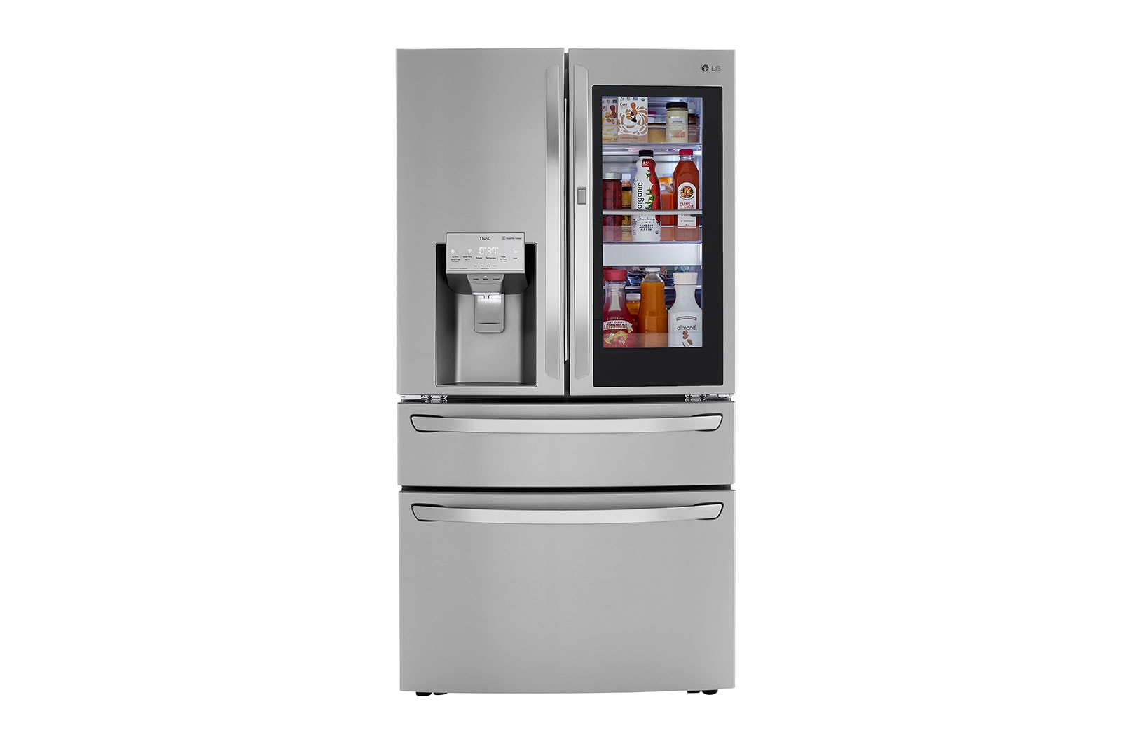 LG 30 cu. ft. Smart wi-fi Enabled InstaView™ Door-in-Door® Refrigerator ...