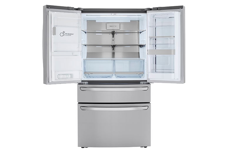 LRMVC2306S in Stainless Steel by LG in Schenectady, NY - 23 cu. ft. Smart  wi-fi Enabled InstaView™ Door-in-Door® Counter-Depth Refrigerator with Craft  Ice™ Maker