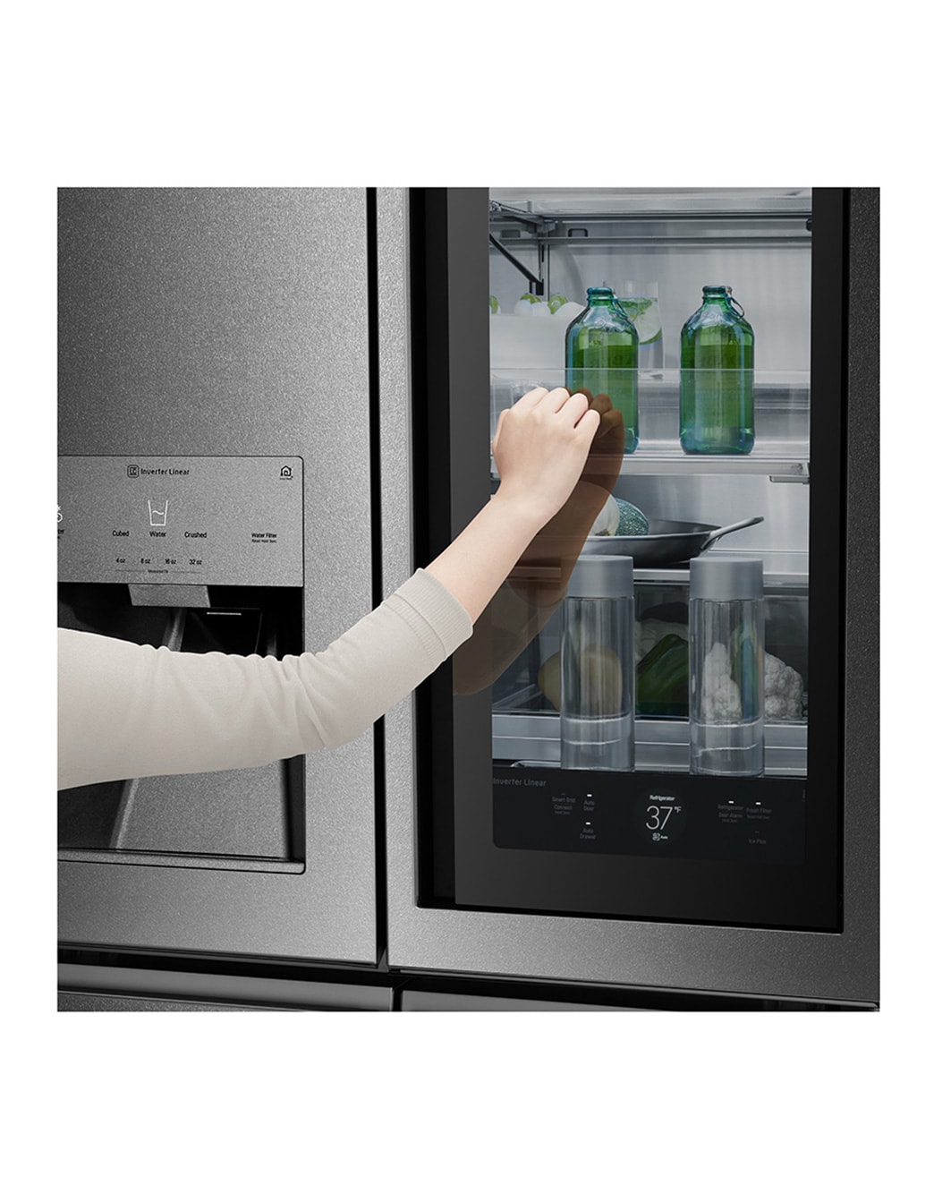 LG SIGNATURE 31 cu.ft. InstaView™ DoorinDoor® Refrigerator LG USA