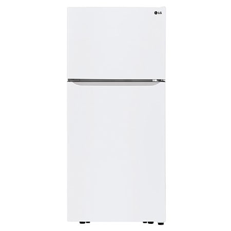 LG 20.2-cu ft Top-Freezer Refrigerator (White) ENERGY STAR in the