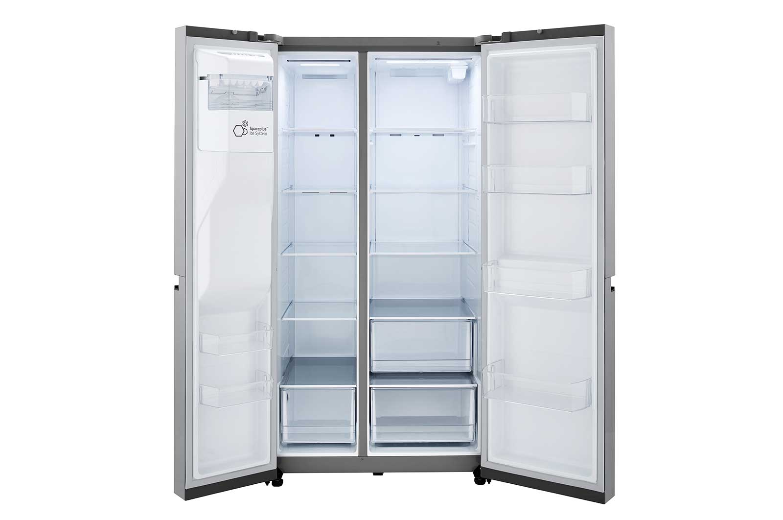 LG 27 cu. ft. SidebySide Refrigerator with Smooth Touch Ice Dispenser