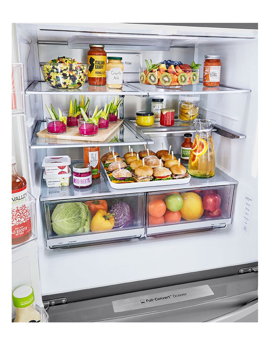 LG 30 cu ft. Smart French Door Refrigerator with Craft Ice™ & Full