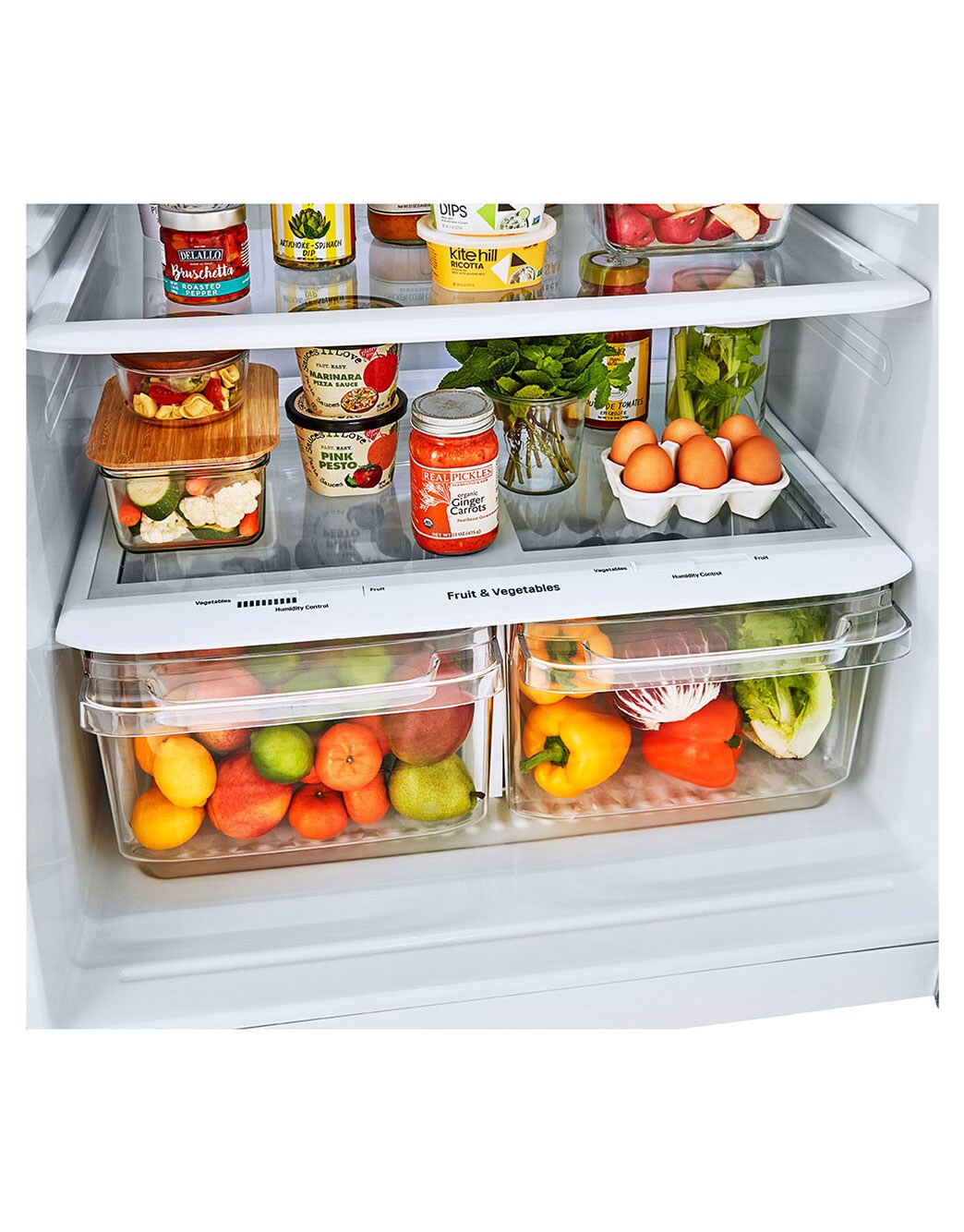 LG 24 cu. ft. Top Freezer Refrigerator (LHTNS2403S) | LG USA