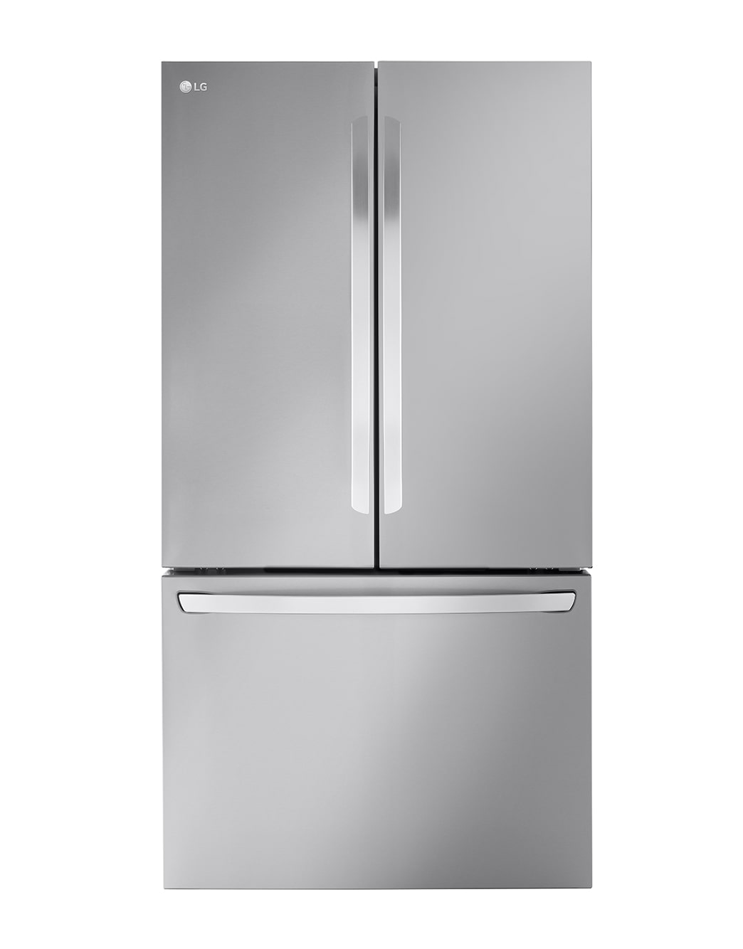 LG 28 Cubic Foot Smart Counter Depth Refrigerator With ThinQ Technology In Black Stainless Steel